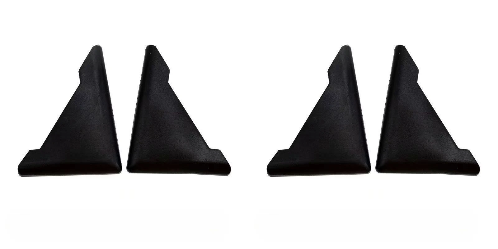 

4 шт., треугольная дверная угловая наклейка для предотвращения столкновений, клейкая подложка, устойчивая к царапинам, декоративная продукция, защита Clause CN