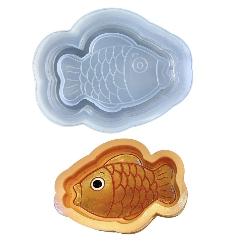 

Soft Silicone Mold for Epoxy Resin Jewelry Making Small Fish Quicksand Mold DIY