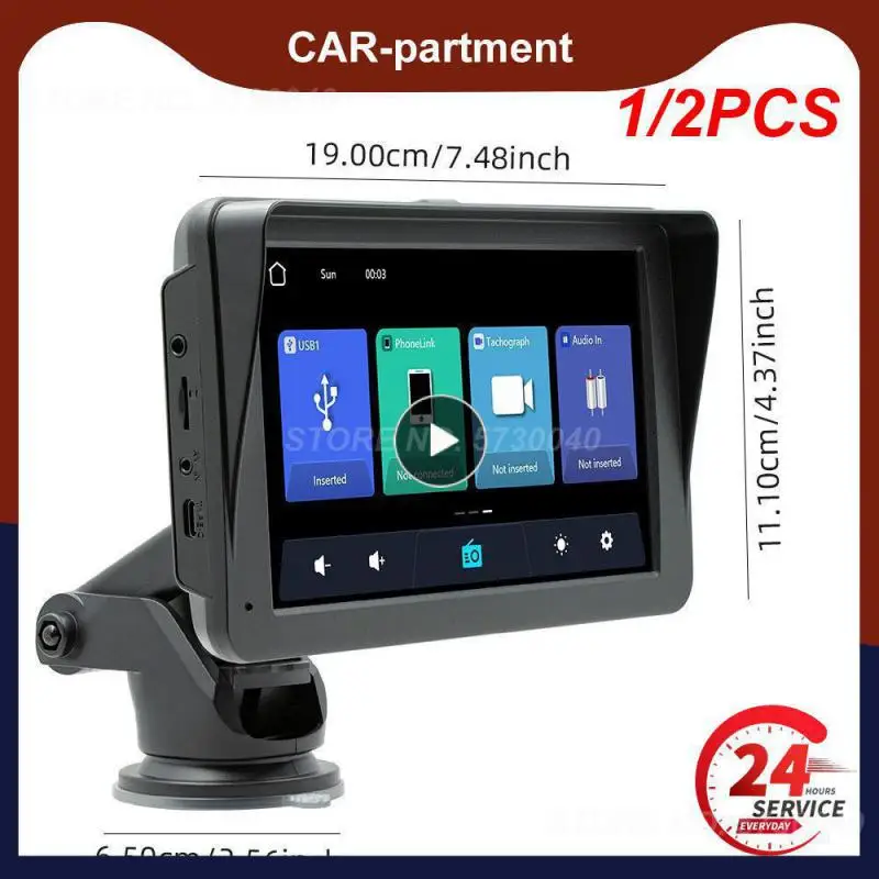 

Автомагнитола Podofo, универсальная мультимедийная система на Android, с 7 "экраном, GPS, для Nissan, Hyundai, Kia, Toyota, типоразмер 2 Din, 1/2 шт.
