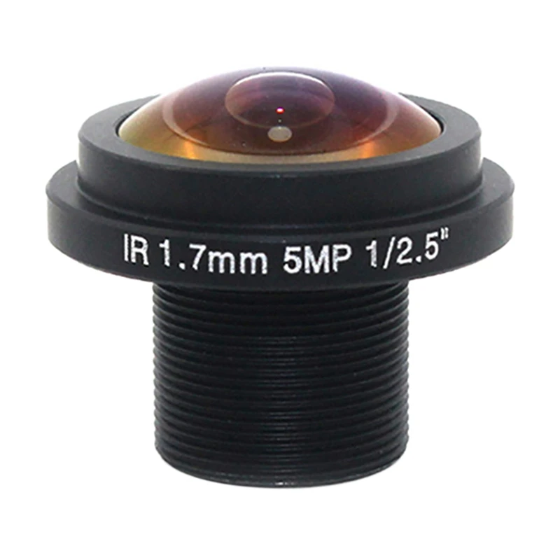 

HFES 5MP Fisheye панорамный объектив 1,7 мм F1: 2,0 1/2.5 объектив камеры видеонаблюдения 185 ° широкоугольный объектив