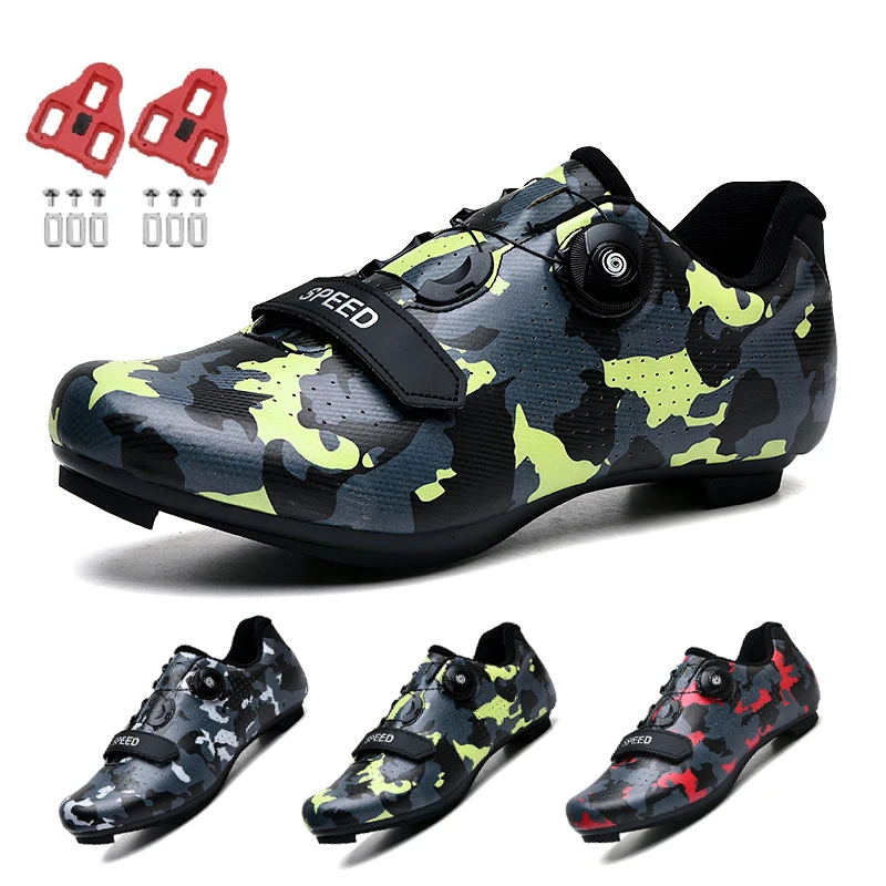 

Мужская велосипедная обувь, профессиональная велосипедная обувь, нескользящая самозакрывающаяся обувь для горного велосипеда, спортивная обувь для улицы