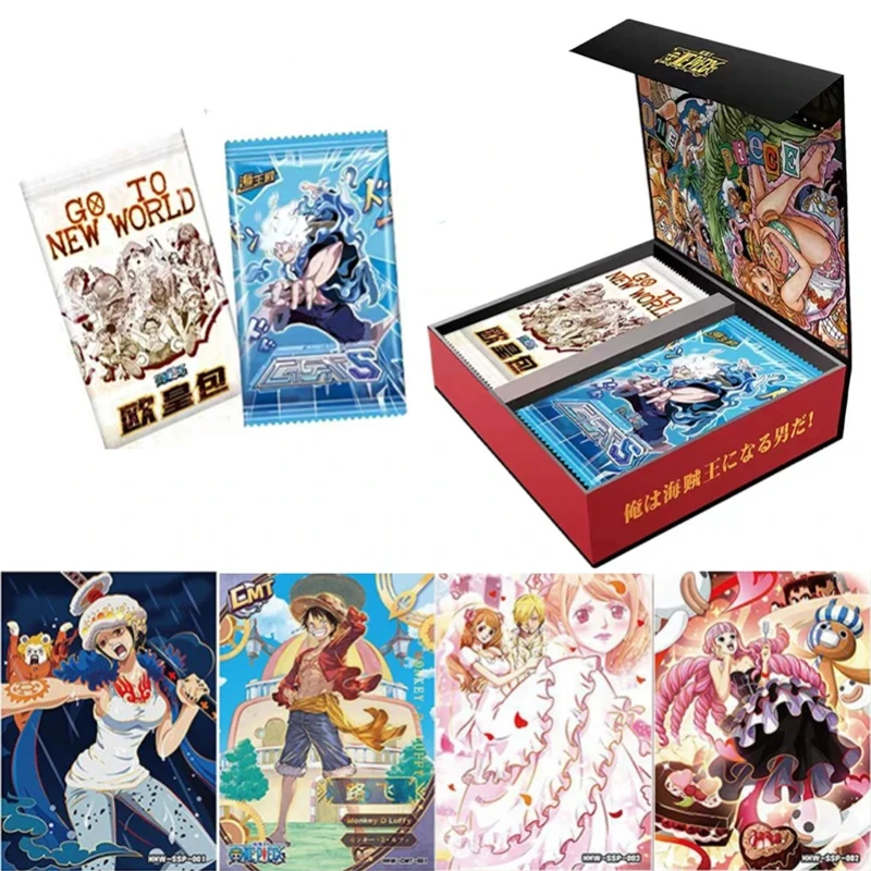 

One Piece открытки The Age of Sin Booster Box pack аниме Tcg карты Луффи сандзи нами игральные карты, игра редкая торговая карта для детей