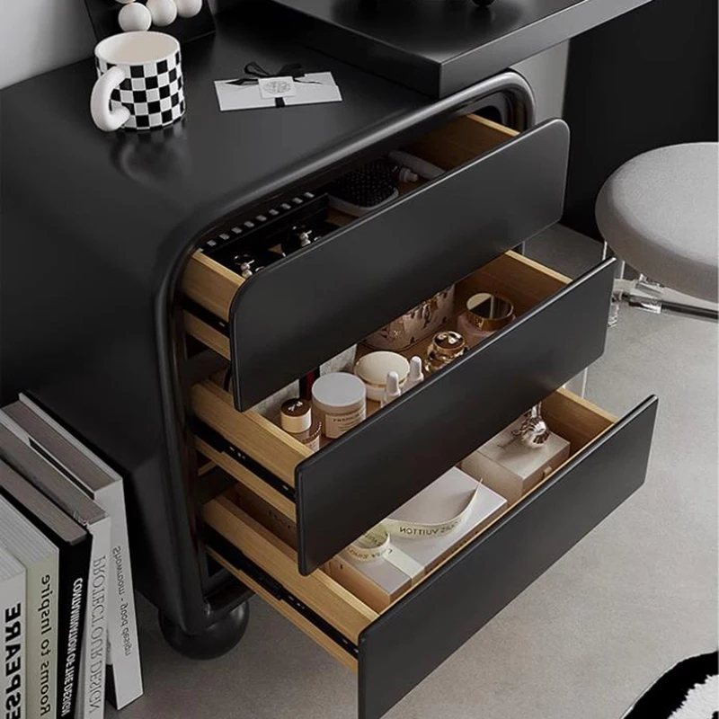 Современный зеркальный шкаф для комодов минималистичный скандинавский хранения