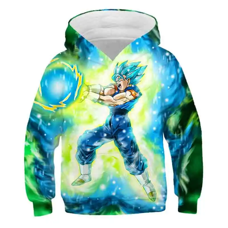 

2022 Children Dragon-ball Hoodies Boys Girls Long Sleeve Tops Sweatshirts Kids Spring Fall Clothes 4-6 7 8 9 10 11 12 13 14Years