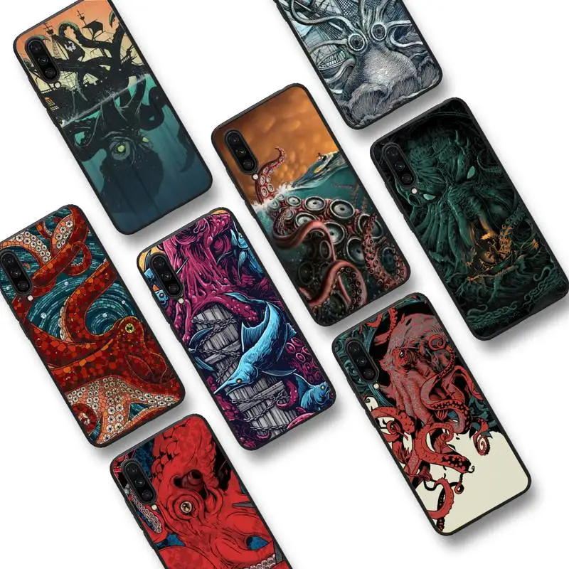 

Marine Life Ocean Octopus Phone Case For Xiaomi mi9 mi8 F1 9SE 10lite note10lite Mi8lite Coque for xiaomi mi5x