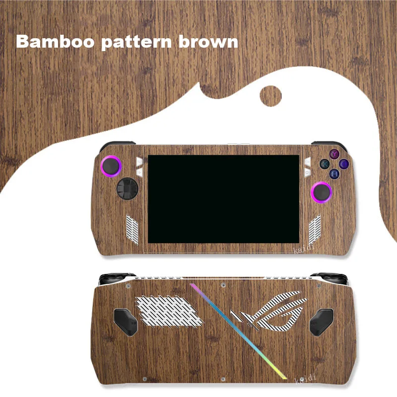 

For ROG Ally Skin Sticker Protective, Leather made Anti Fingerprint Scratch Resistant Cover