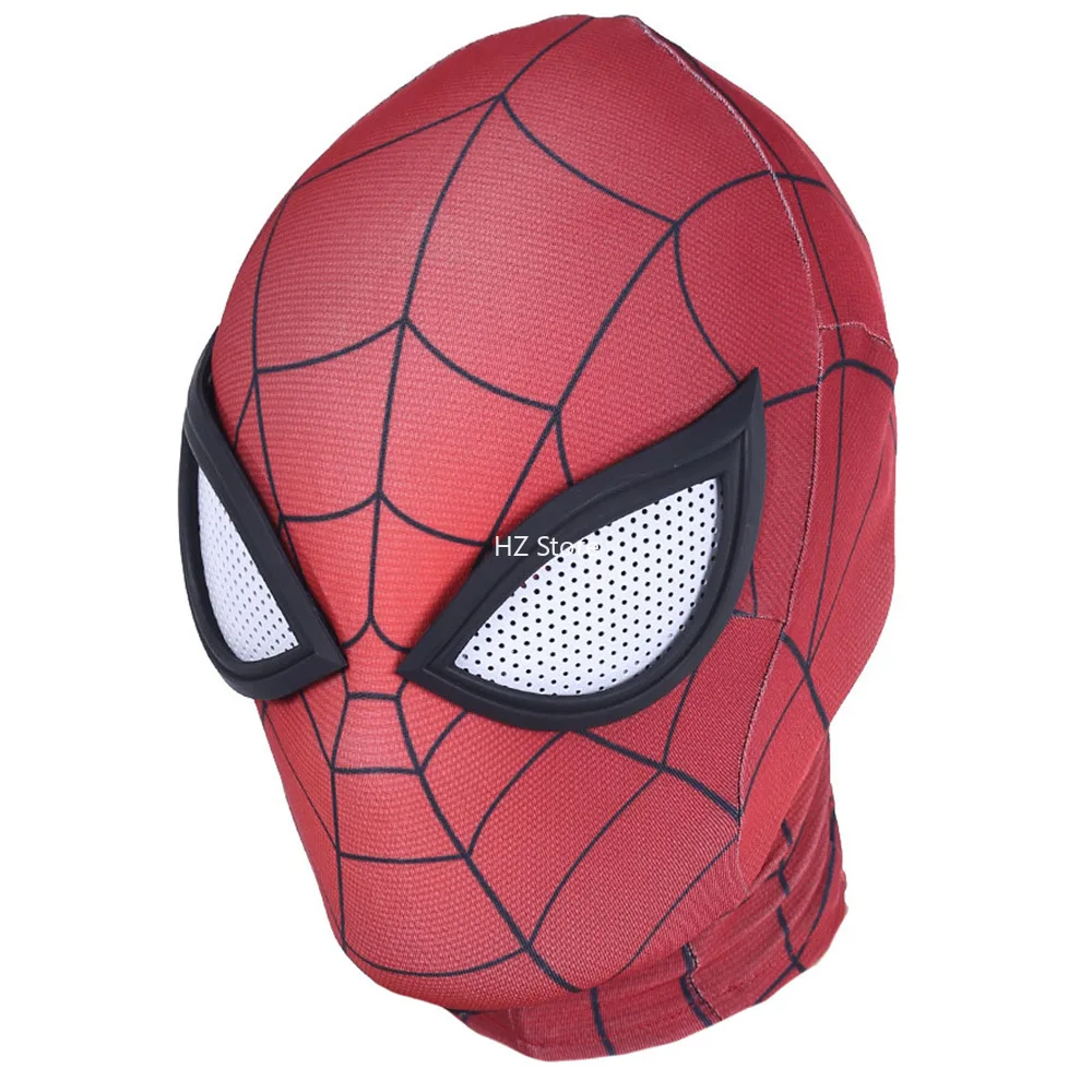

Marvel Superhero Spider-Man Mask Halloween Cosplay Costumes Head Cover Fabric Material Headwear