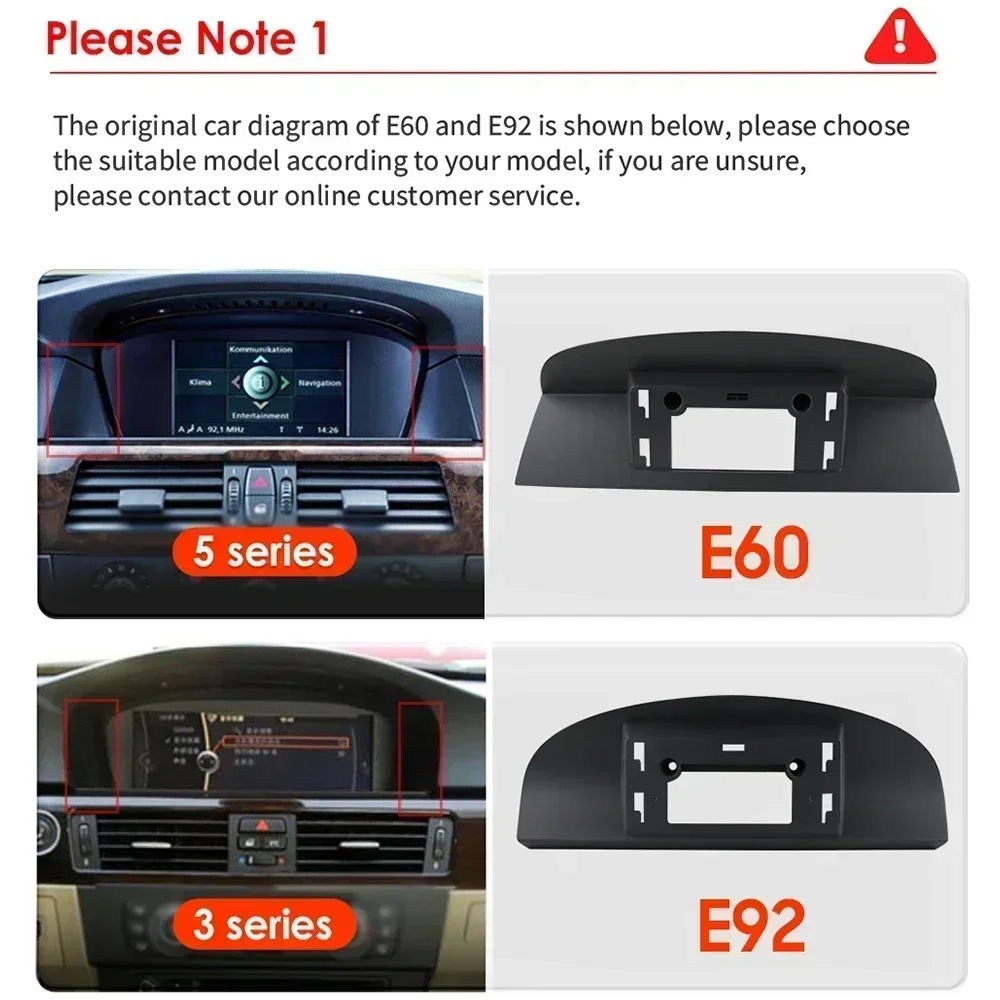 Фото 2din Android автомобильный радиоприемник мультимедийный видеоплеер для BMW 5 серии E60 E61 E63 E64 3 серии E90 E91 E92 E93 стерео GPS Carplay 4G RDS №3