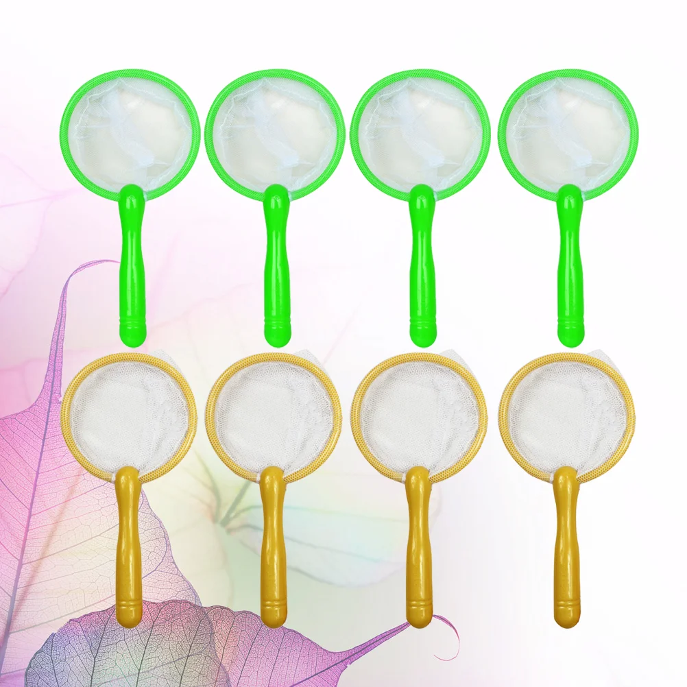

10pcs Colored Telescopic Nets Insect Collecting Net Bath Adventure Tool Early Learning Tool for Specimen Observation Outdoor