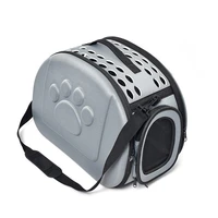 foldable pet dog cat carrier cage 2022 new design collapsible travel kennel portable pet carrier bag handbag dog accessories
