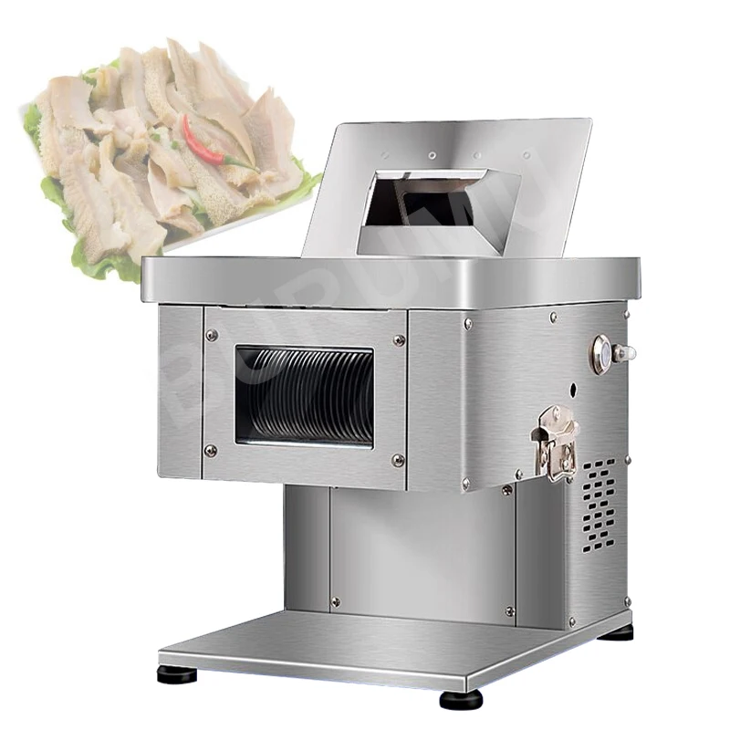 

Automatic Fresh Beef Jerky Slicer Flake Pork Meat Mutton Cutting Slicing Machine Chicken Breast Slice Making Machine