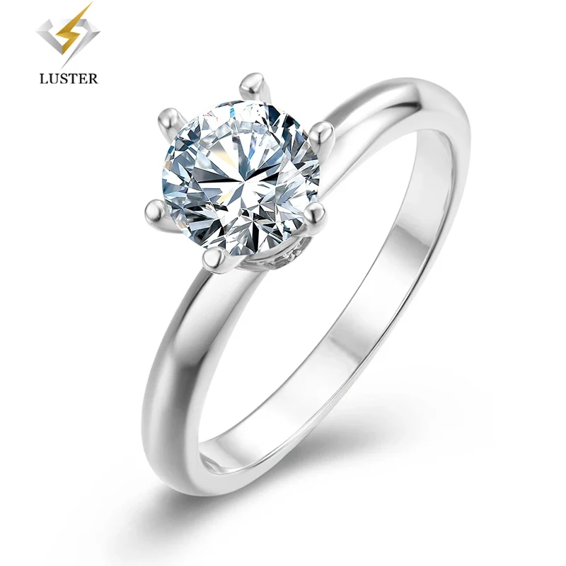 

LUSTER 6,5 пробы с муассанитом, 18 К, 925 мм