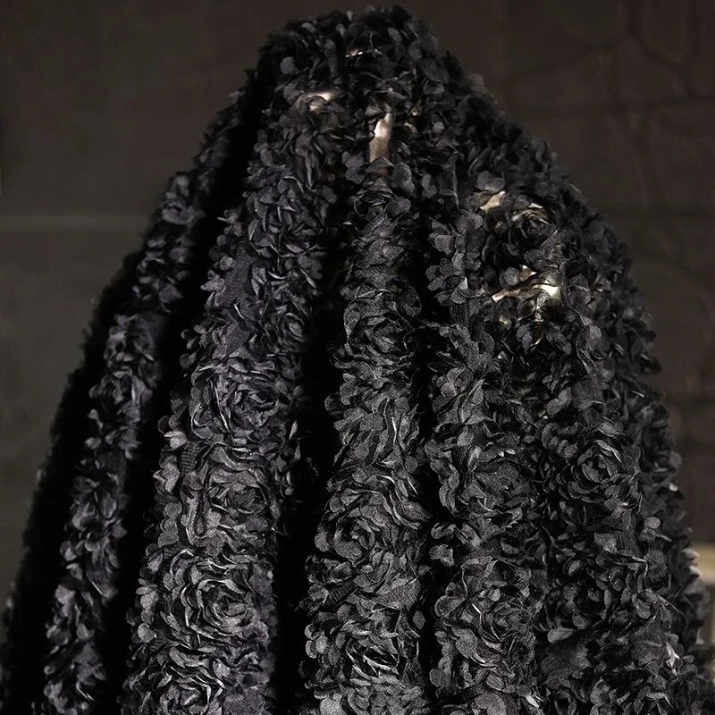 Сетчатая ткань с 3D-вышивкой жаккардовое элитное платье свадебное дизайнерская