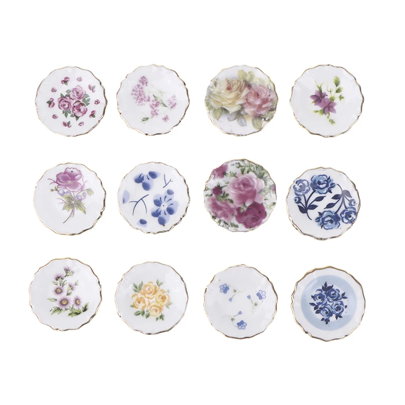 1 шт. 1:12 миниатюрный керамический детский домик