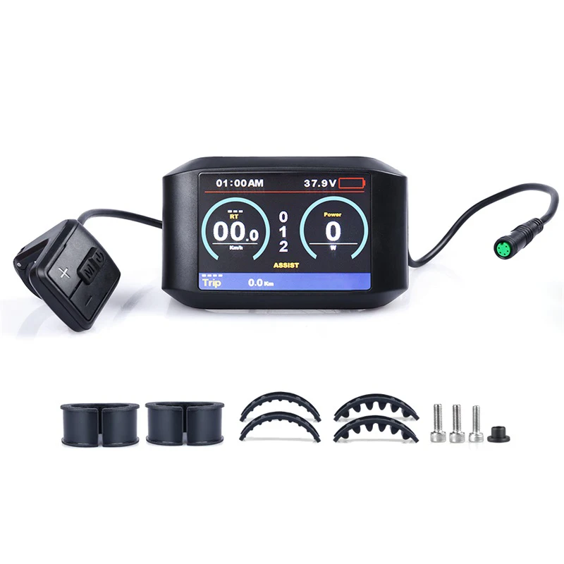 

Electirc bike Bafang 8fun BBS01 BBS02 BBSHD 750C LCD Display For Mid-drive Hub Motor