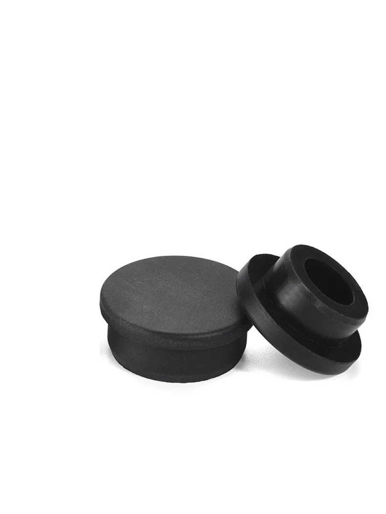 1/2/3/5/10/20/30 шт. 6,8 мм-161,5 мм белая/черная термостойкая силиконовая заглушка круглая полая резиновая заглушка для трубопровода