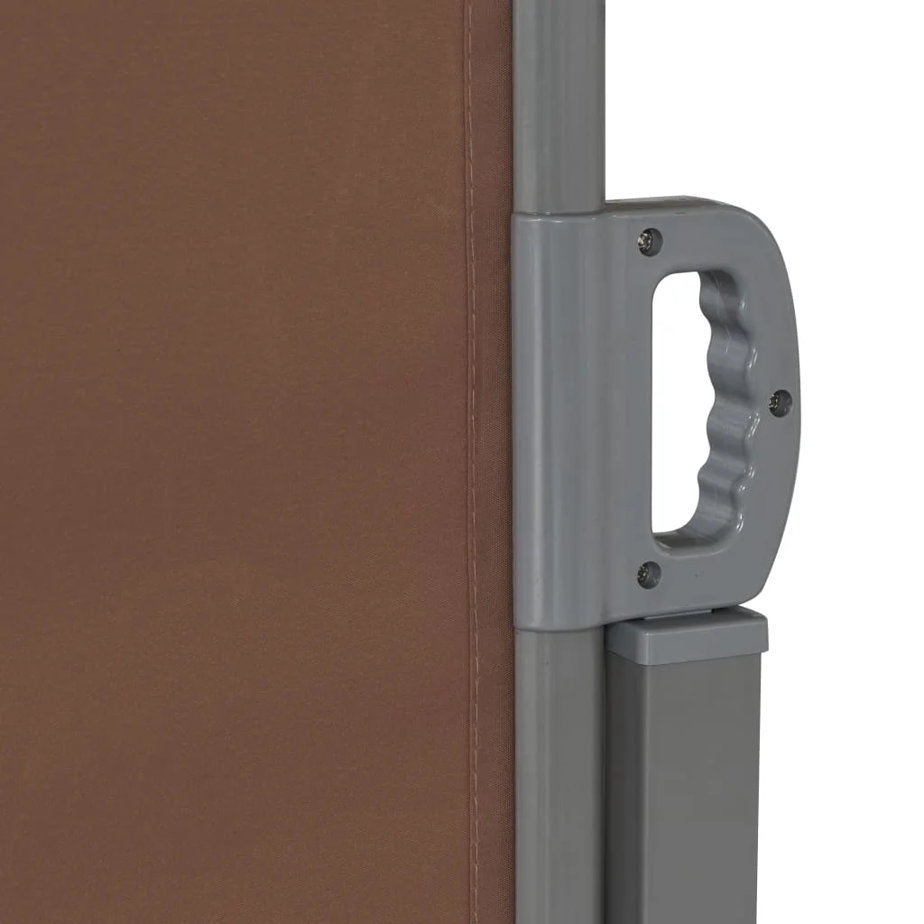 SUNG-LL retractable side awning 180x600 cm Brown | Patio Umbrellas &amp Bases