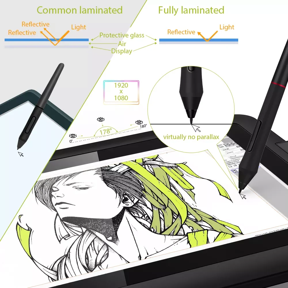 

2023New XPPen Artist 12 Pro 11.6 Inches Graphics Tablet Drawing Tablet Monitor Display Animation Digital Art with Tilt 8192 Pres