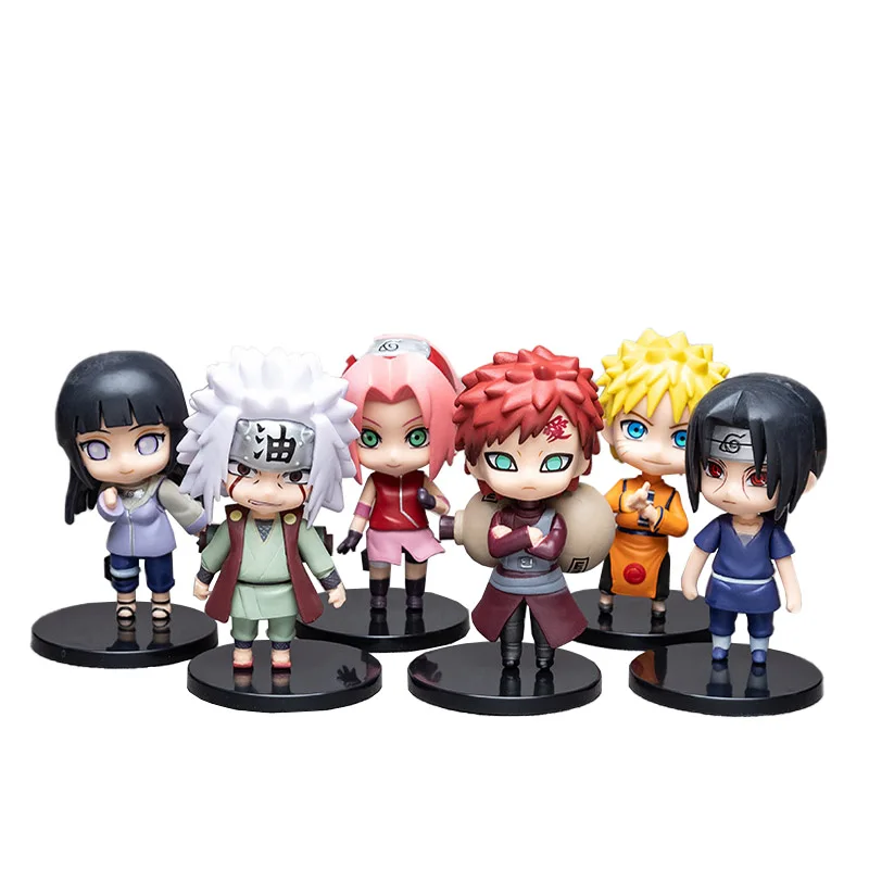 

Second-generation A Section 6 Naruto Figures Naruto Hyuga Hinata Jiraiya Haruno Sakura I Gaara Doll Ornament