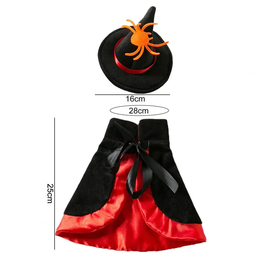 1 комплект накидка для домашних животных на Хэллоуин регулируемая шапка плащ
