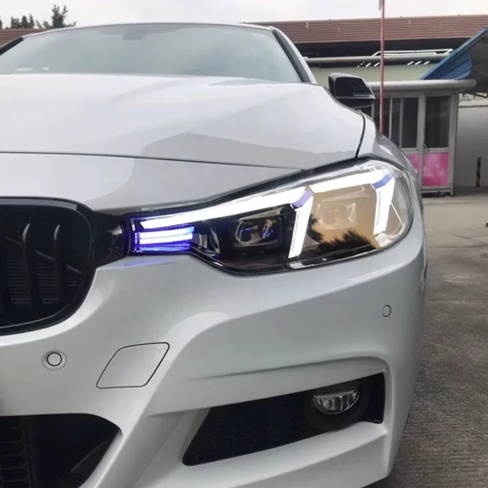 Фонари головного света для BM 3 sehire F30 F35 передние фонари 316i 320i 328i 330i 335i поворотный
