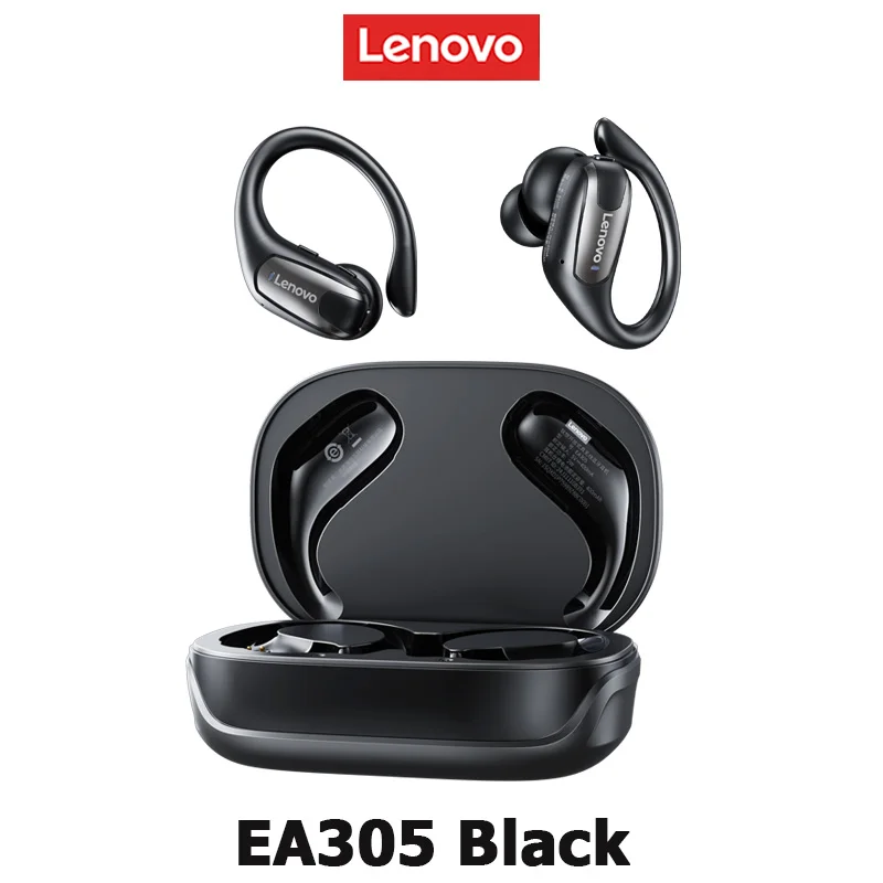 Фото Lenovo EA305 OWS Беспроводные наушники Bluetooth V5.4 Длительные наушники Водонепроницаемые спортивные наушники LP75 Игровые наушники №5