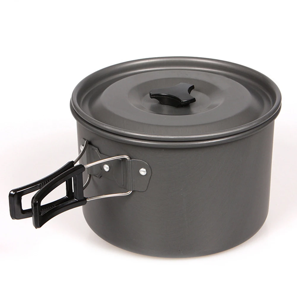 

Practical Quality Camping Pot Pot Wear Resistance Aluminum Alloy Camping Corrosion Resistance For Travel Non-Stick Pots Outdoor