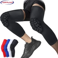 toprunn 1pair2pcs knee pads compression leg sleeve knee sleeve for all sports wrestling protector gearyouthadult sizes