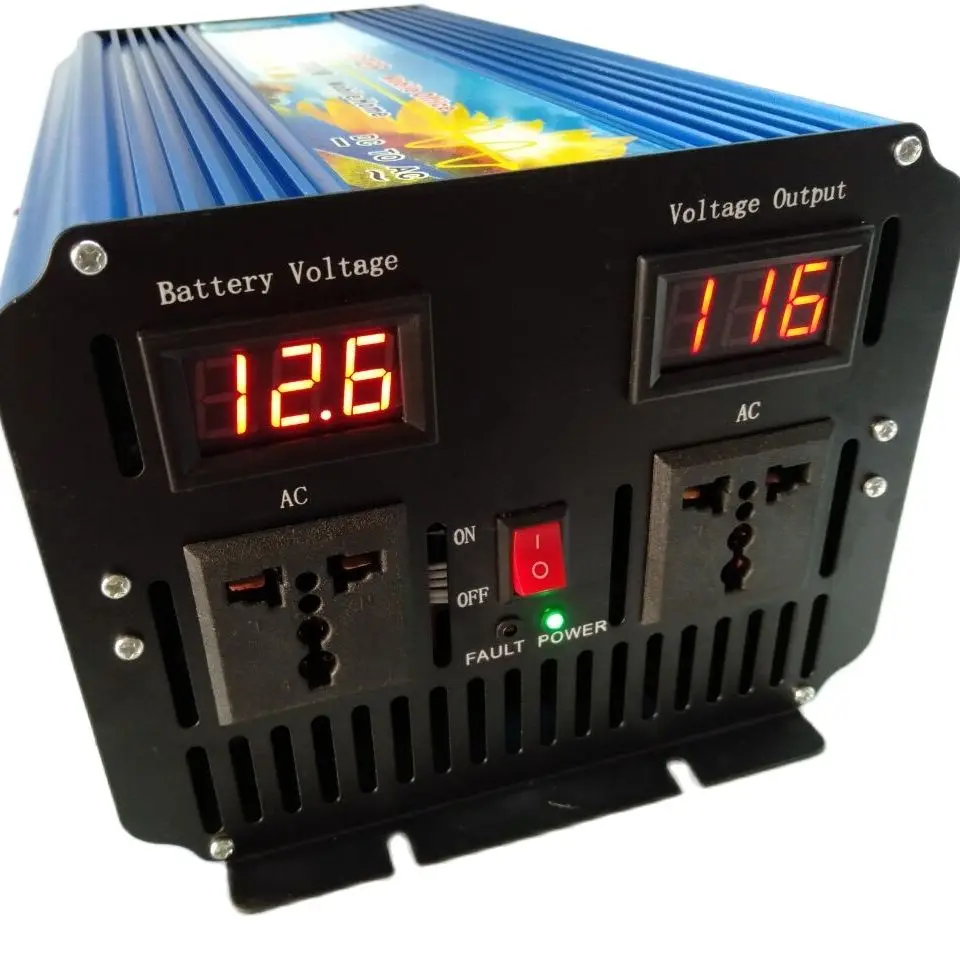 3000 Вт Чистый синусоидальный сигнал пиковая мощность 6000 постоянный ток 24 В в