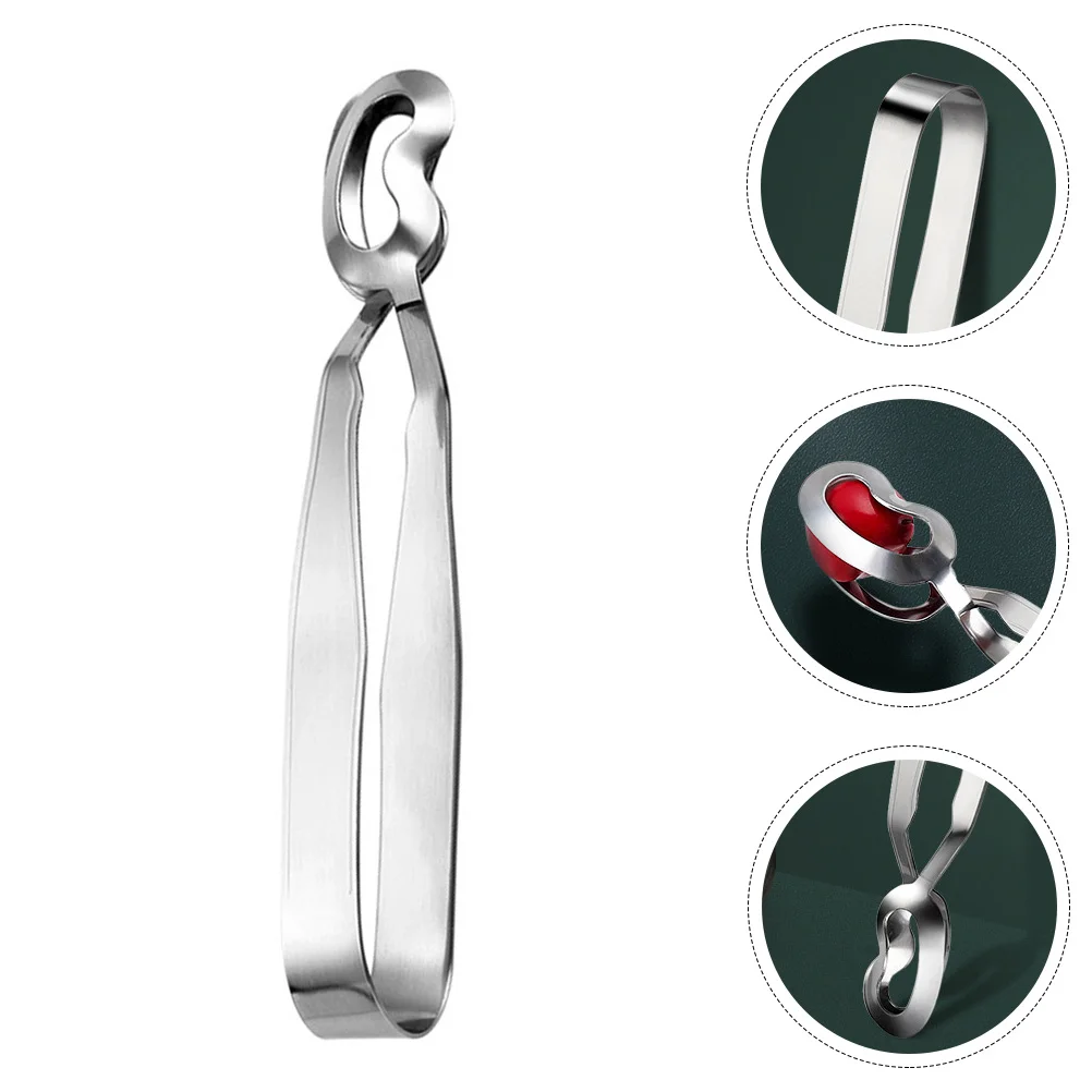 

Snail Escargot Shellfish Tong Stainless Steel Food Clips BBQ Sturdy Clip