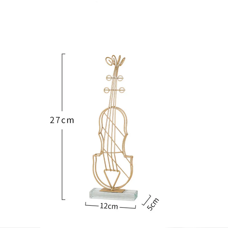 Статуэтка для скрипки декоративные статуэтки золотые металлические поделки