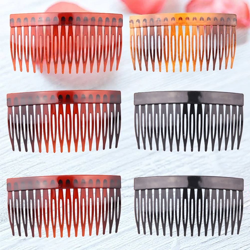 

20pcs Side Combs 16 Hair Combs DIY Side Combs French Updo Accessory Inserted Comb Hairpin