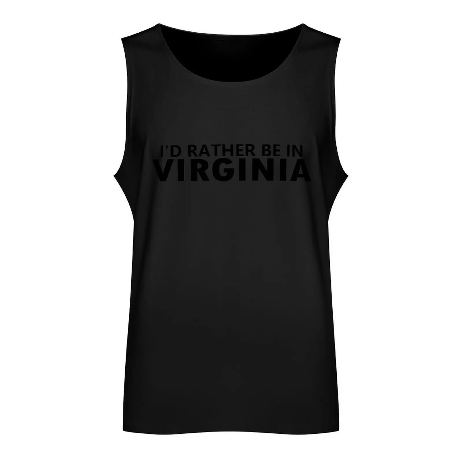 Футболка Iɽ Rather Be In Virginia майка мужские товары для спортзала жилет мужчин майки