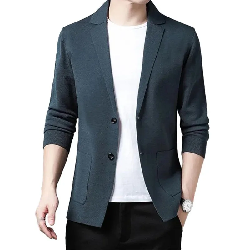 

Men Knitted Oversized Sweater Casual Man Button Up Knitwear Long Sleeve Vintage Top Loose Cardigan Knit Top Male Outerwear Xxxl
