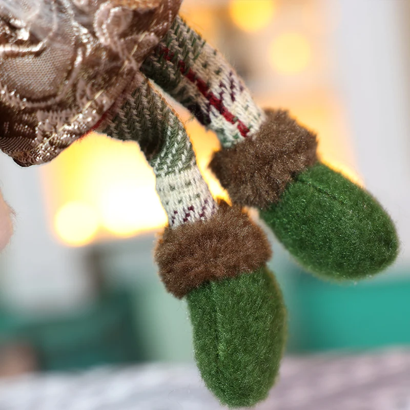 4 шт. новая большая кукла Санта-Клауса снеговика детский рождественский подарок