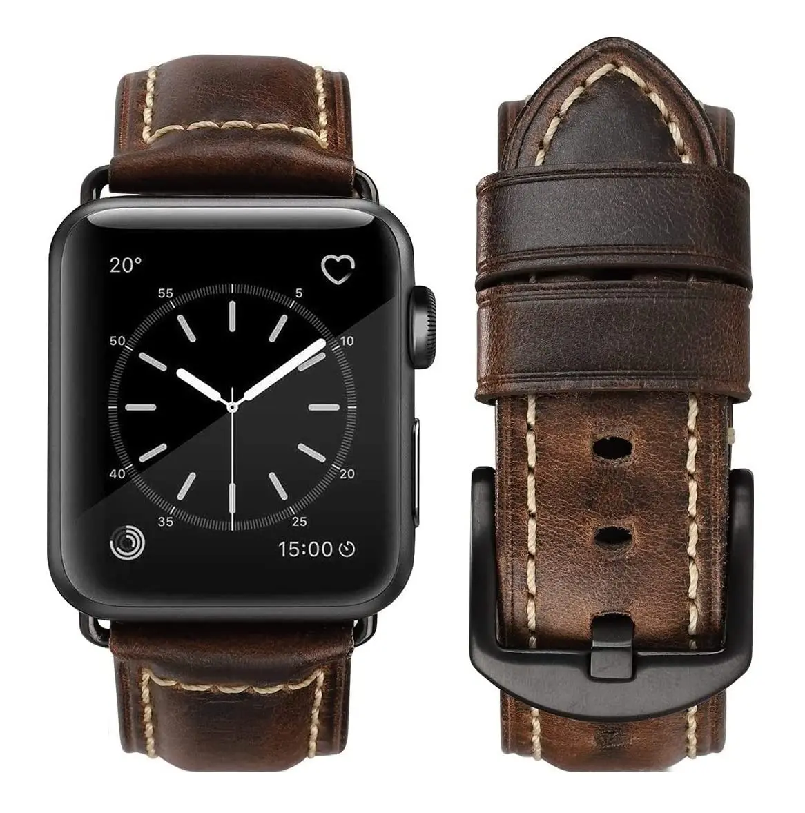 

Modern buckle strap For apple watch band 49/45/41mmm 44/40mm 42/38mm correa leather bracelet iwatch series 56 SE 7 8 ultra strap