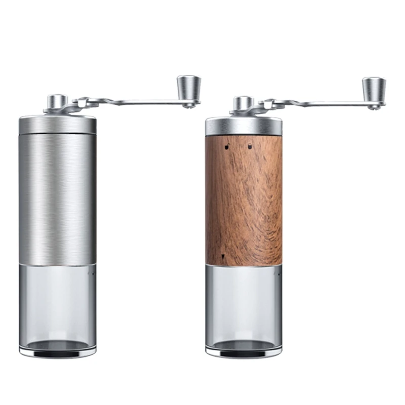 

Portable Hand Manual Coffee Grinder Stainless Steel Coffee Bean Burr Grinders