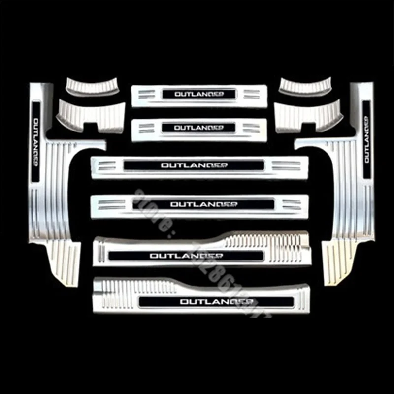 

For Mitsubishi Outlander 2016 -2021 Car Styling Stainless Steel Door Sill Scuff Plates Car Door Sill Protector Car Accessories