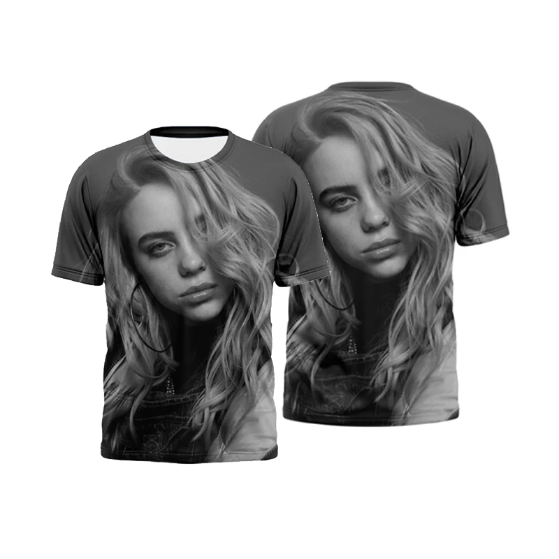 

3D T-shirt men women fashion personality short-sleeved O-neck star character printing casual Harajuku T-shirt children's top