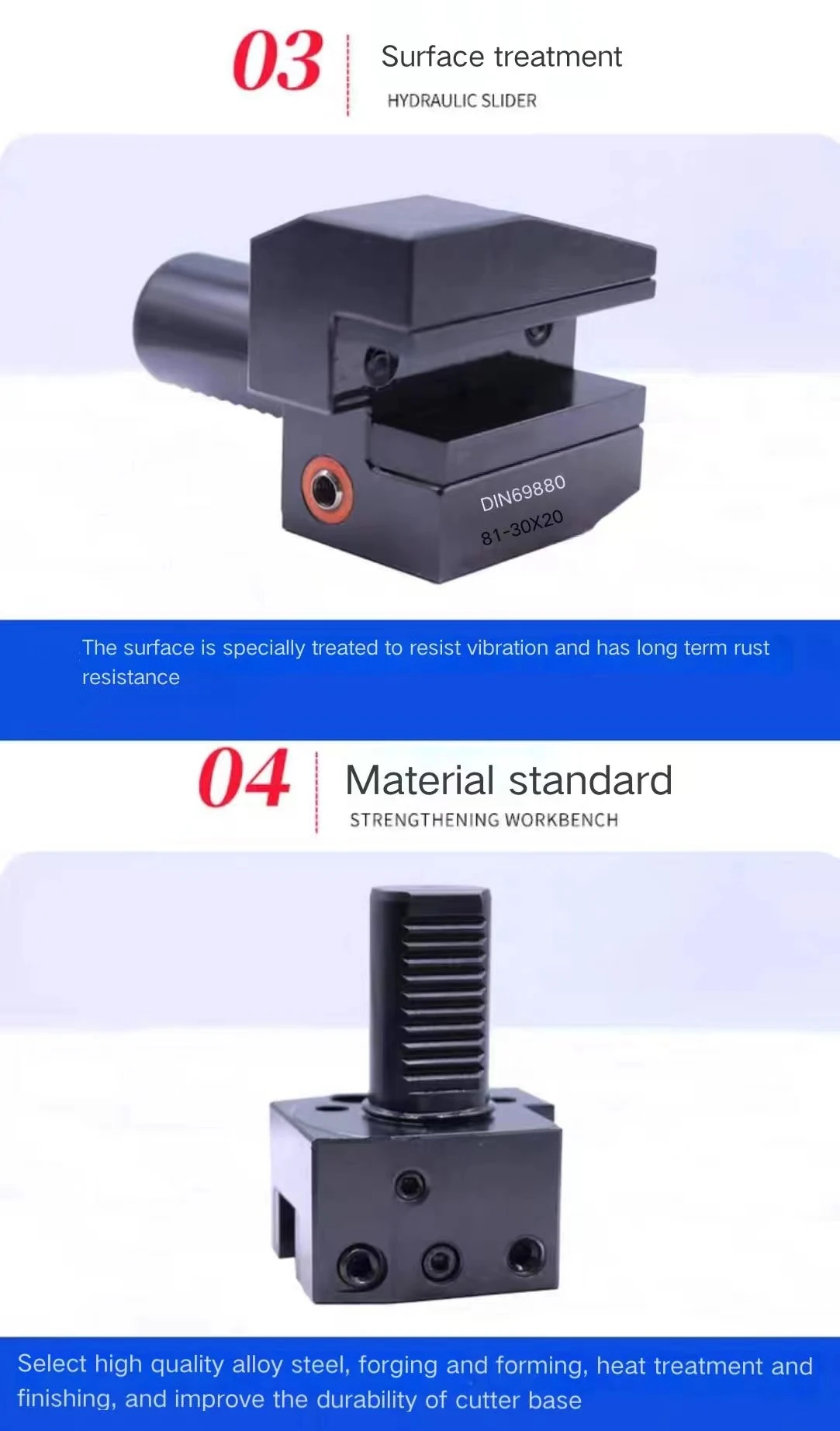 Din69880 Стандартный Vdi30 40 держатель инструментов Vdi E7 E8 инструмента Сделано в Китае