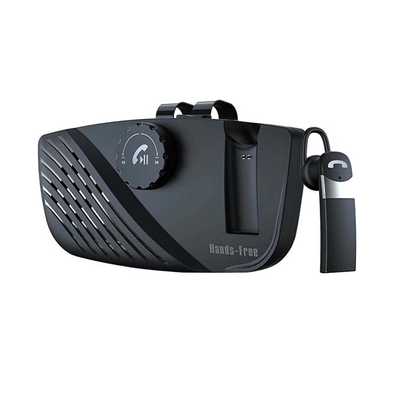 

Автомобильный комплект Bluetooth громкой связи, гарнитура, солнцезащитный козырек, Bluetooth 5,0 + EDR, беспроводной музыкальный mp3-плеер с микрофоном, ...