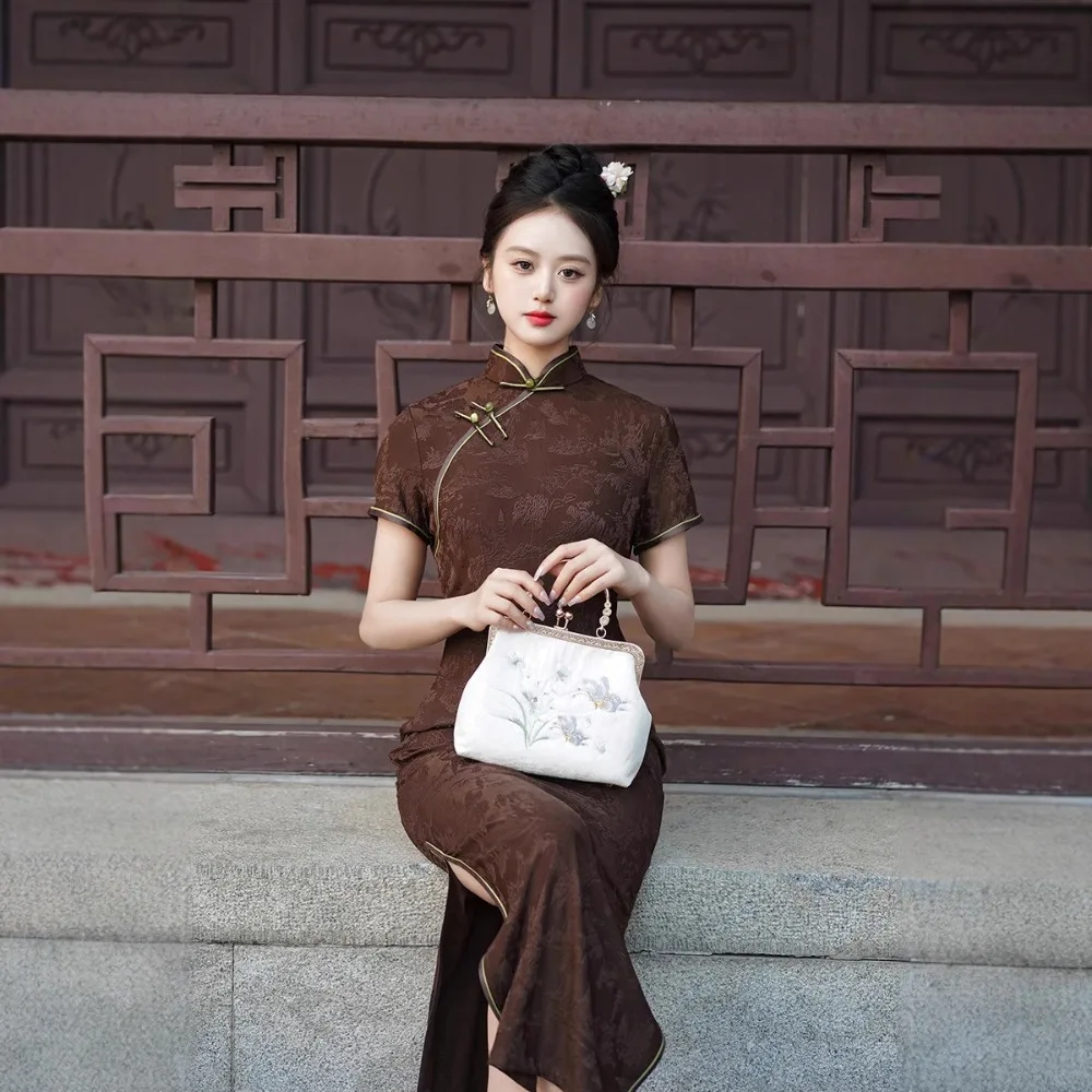 Китайское платье Cheongsam Qipao, уличная одежда в этническом стиле, винтажная женская одежда, винтажные костюмы для косплея, сценическая вечеринка (art.: 3920cdec5154c) - 3920cdec5154c