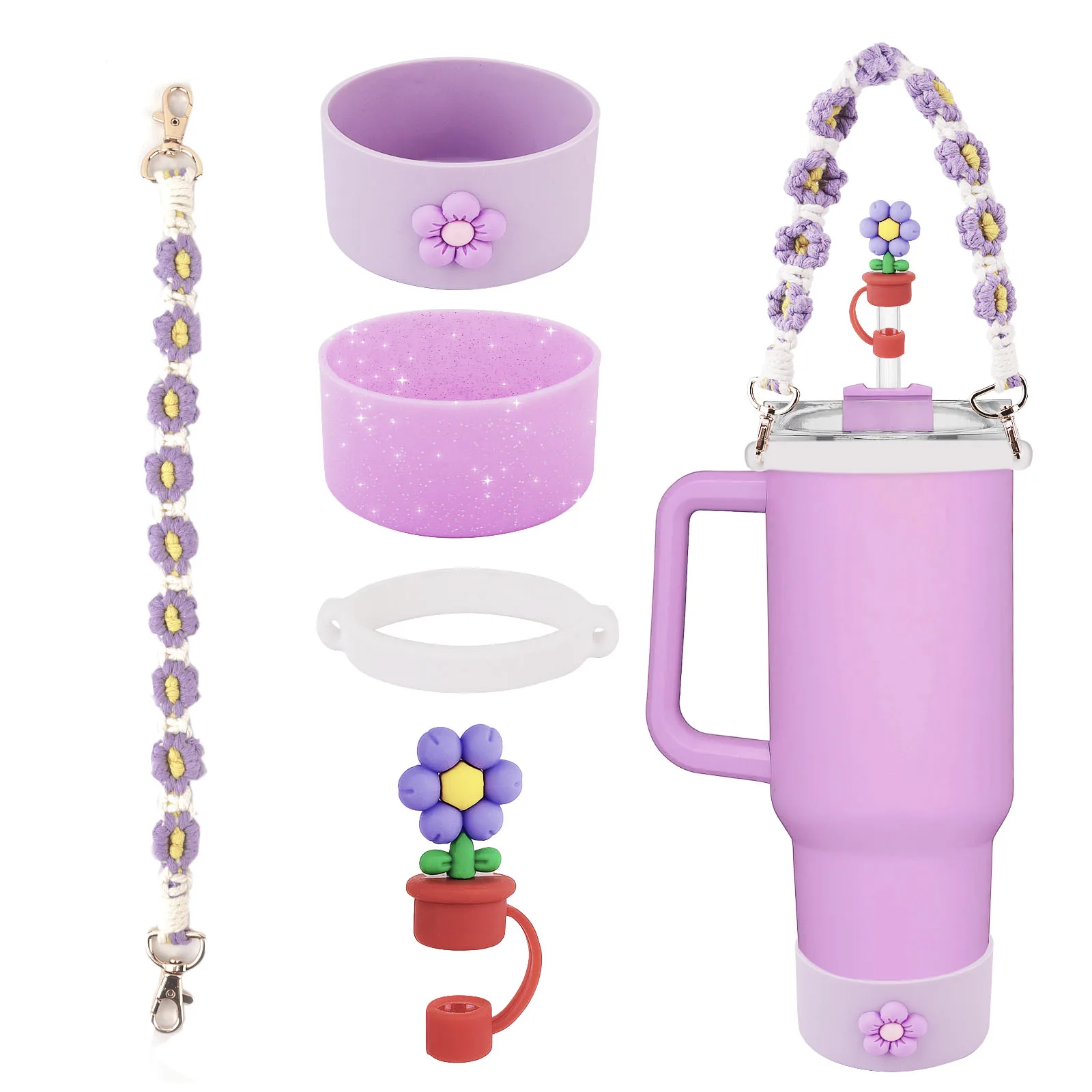 Набор Из 5 Аксессуаров Для Бутылок С Водой Stanley — 1 Ремешок Бутылки Рукав