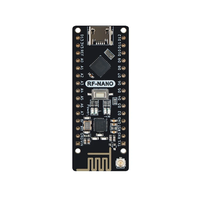 

RF-Nano V3.0 Micro-USB плата Atmega328p QFN32 5 в 16 м CH340 интегрированная NRF24L01 + 2,4G Беспроводная для Arduino