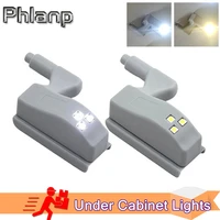 phlanp led inner hinge lamp under cabinet lights universal wardrobe cupboard sensor lights for bedroom kitchen closet night lamp