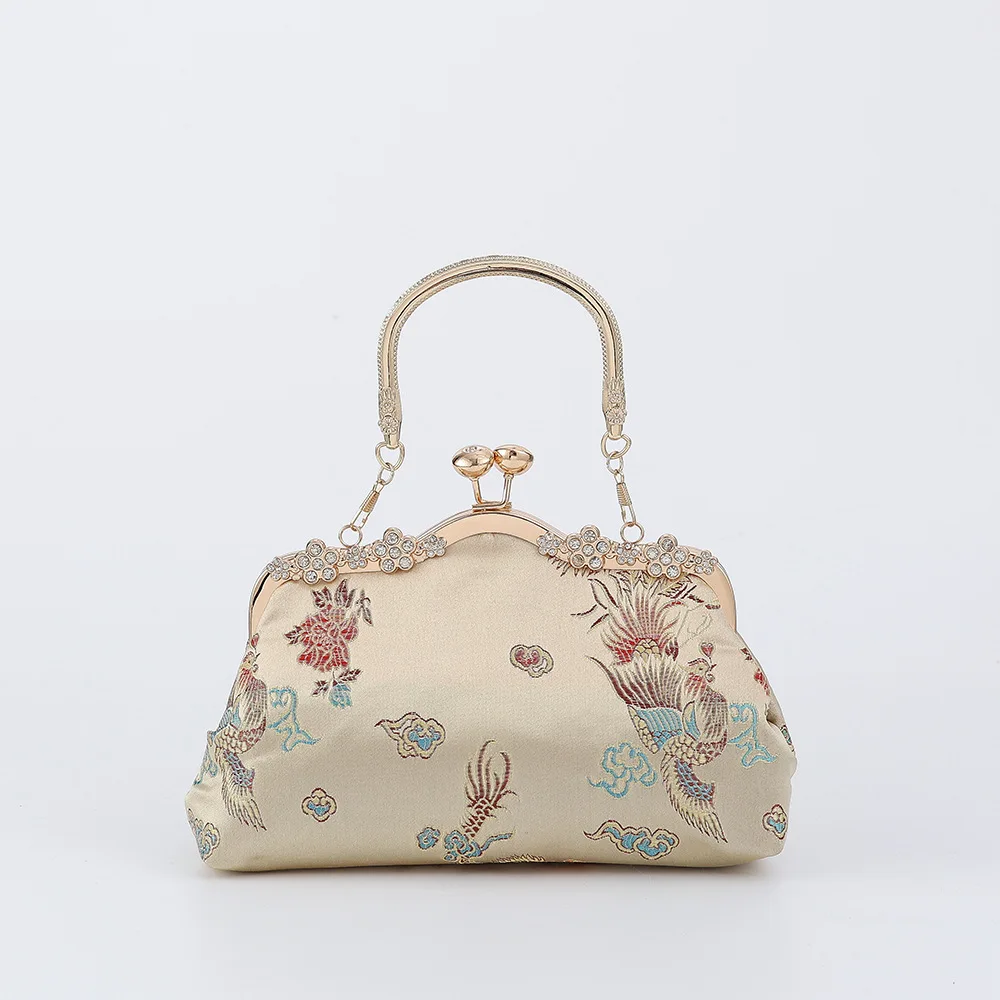 

Vintage Fashion Shell Lock Bag Chain Bags Women Shoulder Crossbody Bags Wedding Style Women's Handbags Purses