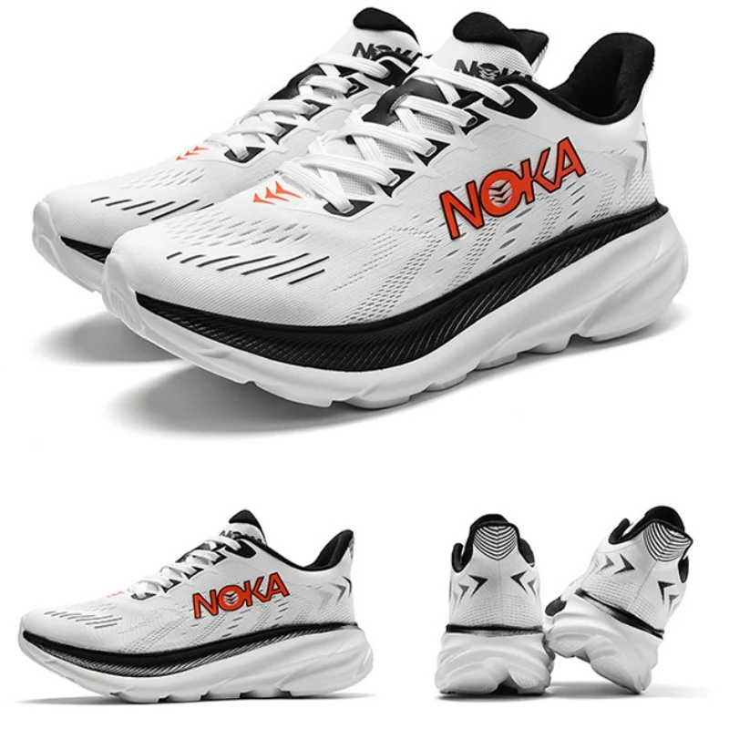 Marathon Air Cushion Mens Sports Running Shoes Casual Breathable Lightweight Womens Comfortable Athletic Nonskid Sneakers Tennis