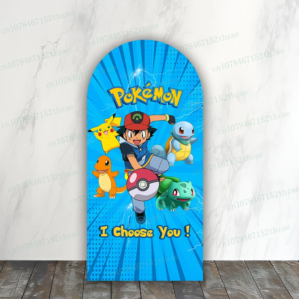 Pokemon Birthday Party Photo Background Arch Photography Backdrop Baby Shower