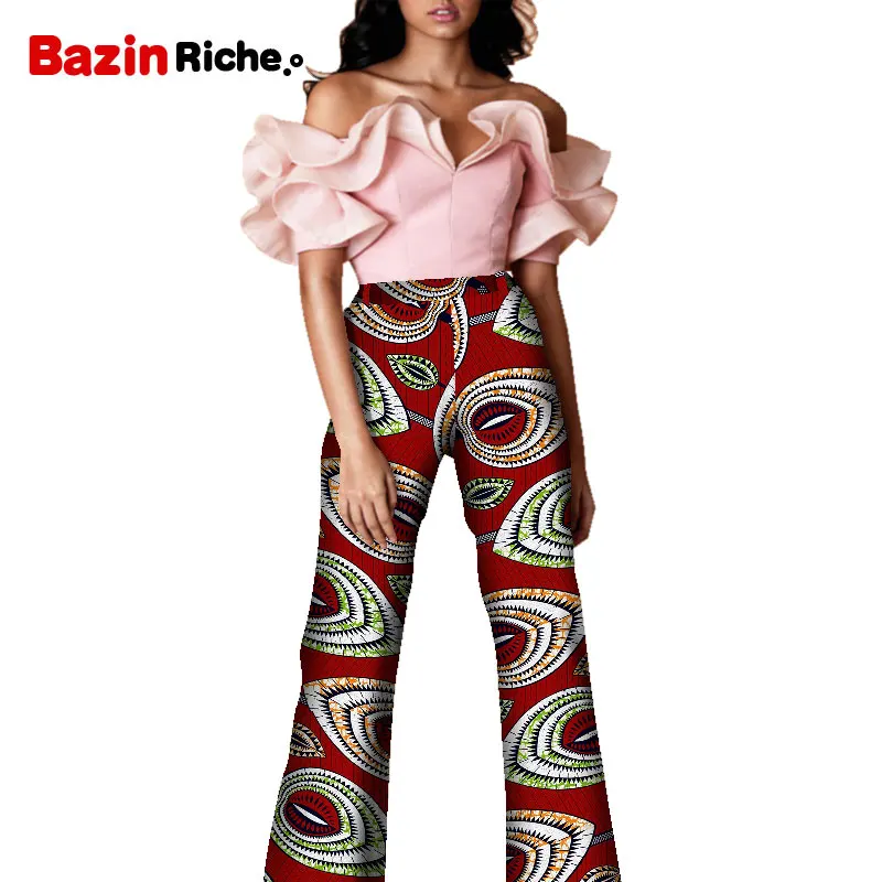 Дашики Анкара африканские платья с принтом женские модные длинные брюки WY7563