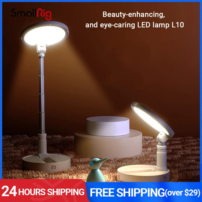 

SmallRig Selection Portable Beauty-enhancing and Eye-caring LED Lamp L10 for Video Recording YouTube Live Stream Makeup 3242